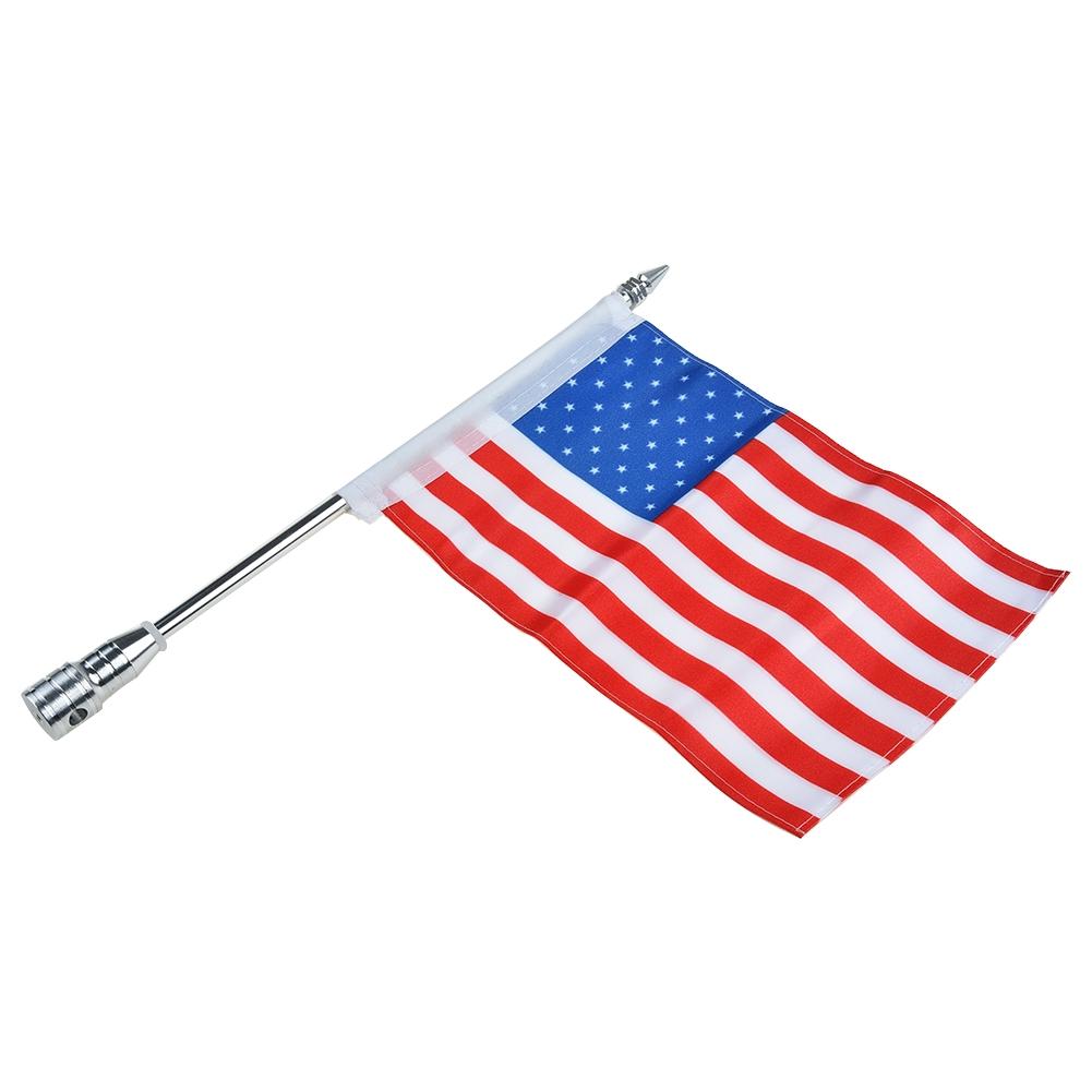 Flagpole Luggage 475268 Polyester Galvanized Steel Rack Mount For Honda