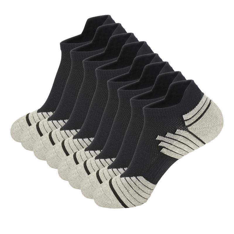Quick Dry Terry Sport Socks Men Women Athletic Badminton Short Low Cut Socks (6 Pairs)