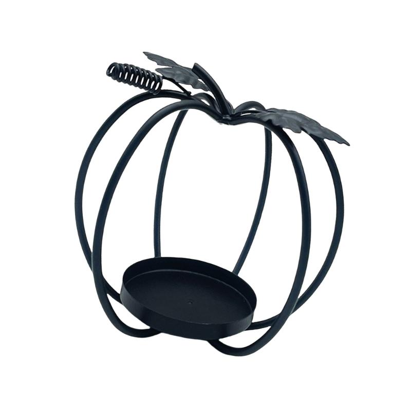 Европейский железный подсвечник в форме тыквы — фото 5