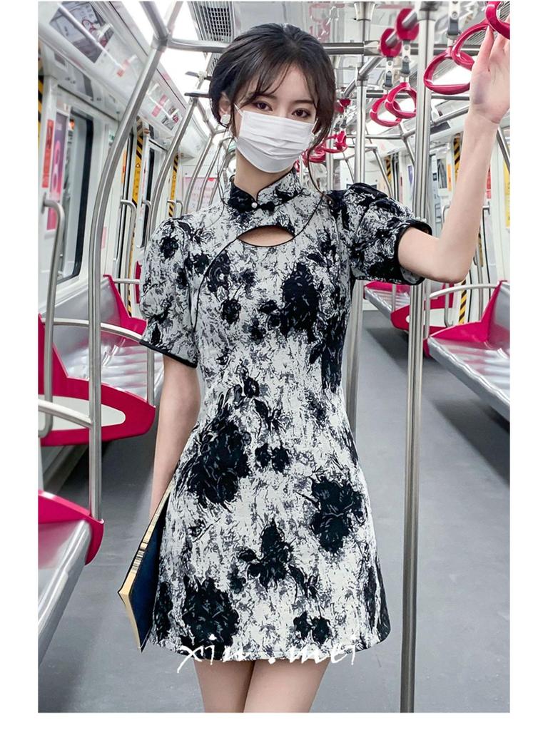 Petite Chinese Qipao: Summer 2025 Daily Wear Niche Dress for Young Women