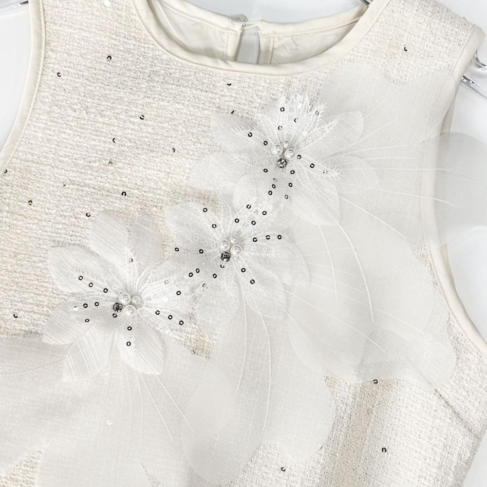 3D Dress Cloth Pin Multi-layer Embroidery Studded Patch New Organza Flower Patch  Corsage Accessory