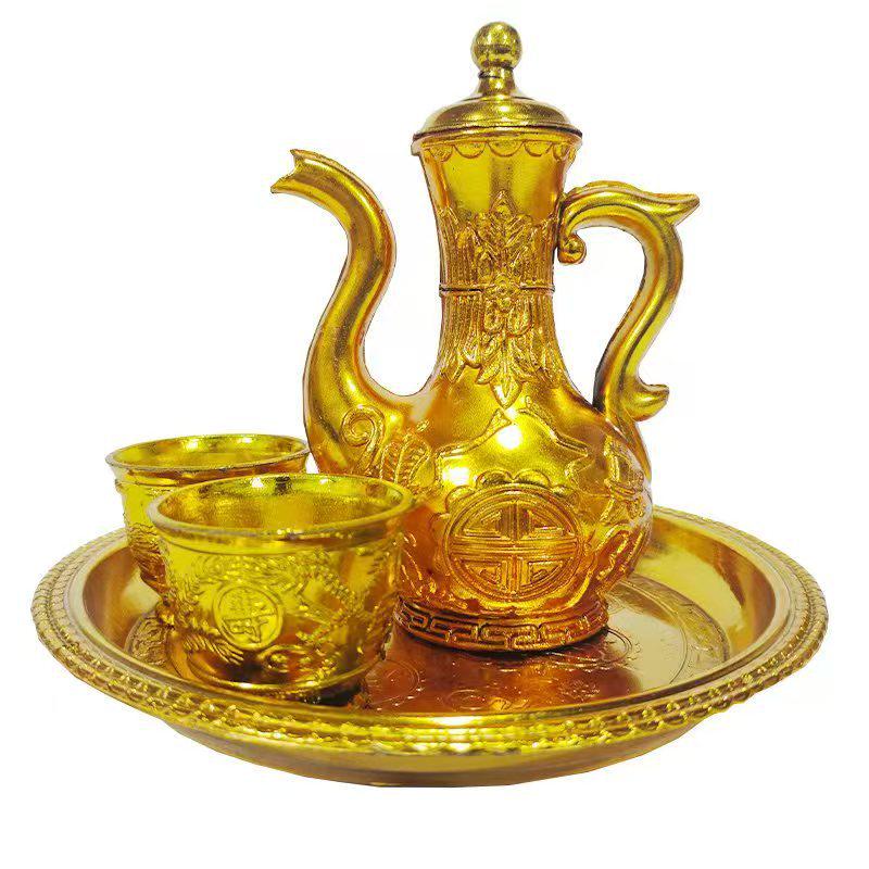 

Wine Glass and Pot Set for Memorial and Funeral Ceremonies