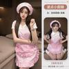 Sex Underwear Pink Chef Polka Dot Plaid New Lace Headscarf Hairpin Sweet and Sexy