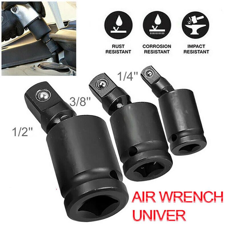 360 Degree Impact Universal Joint-Socket Swivel Knuckle Joint Air Wobble Socket Adapter Extension Electric Wrench