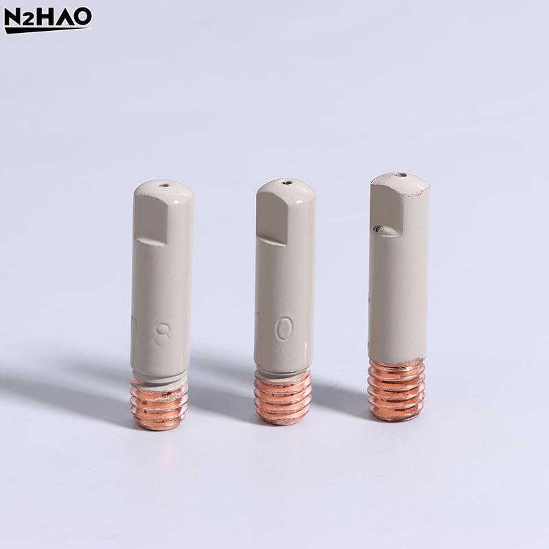 1/3Pcs 15AK Coating Protection Nozzle 0.8/1.0/1.2MM Contact Tips Non-stick Welding Accessories Slag European Airless Nozzle