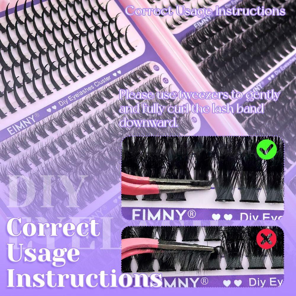 Wispy Style False Eyelashes Bond and Seal DIY Lash Extension Kit Fake Eyelash  Eye Lash Extension