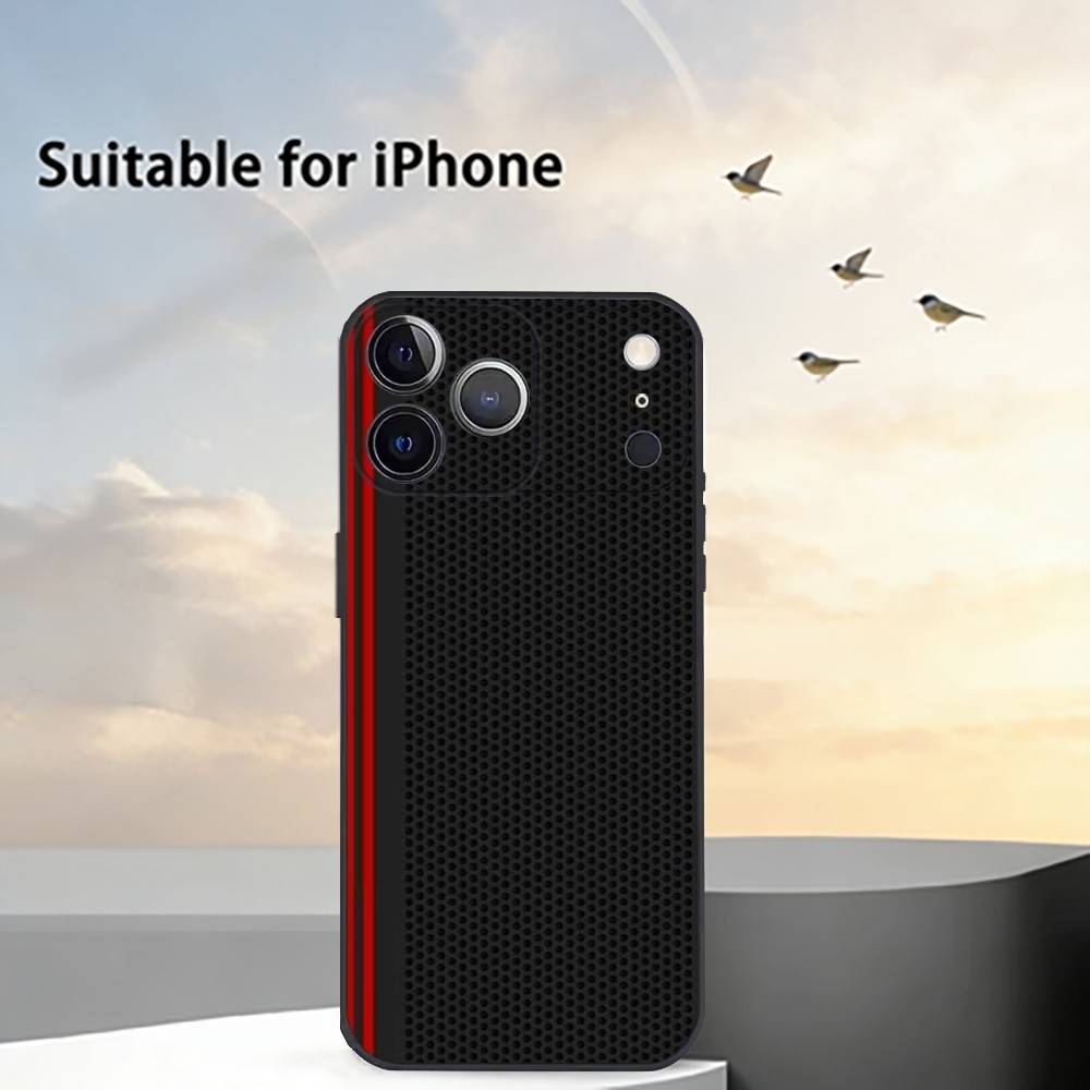 Car Carbon F-fibre Phone Case For iPhone 17, 16,15,14,13,12,11 Plus,Pro Max, Others Soft Black Cover