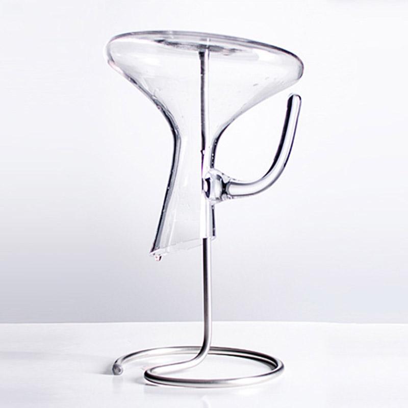 Stainless Steel Wine Decanter Holder Drying Stand Plus Drying Rack Display