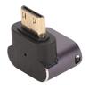 Mini HD Multimedia Interface Male to HD Multimedia Interface Female Adapter 8K 60Hz Two Way 90 Degree Ringt Angle