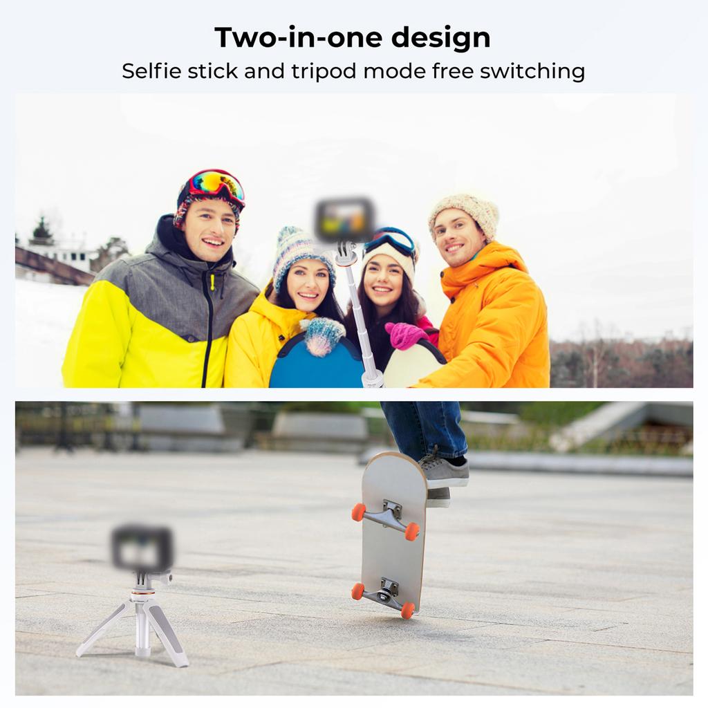 Sports Camera Extendable Selfie Stick Tripod Aluminum Alloy 32cmCelsius12.6in  . Height 2kg Load Capacity Replacement for     12C