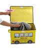 M-Home Supplies Children's Clothing And Toys Storage Box Laminated Non-woven Cartoon Car Storage Box Kids Collapsible Storage