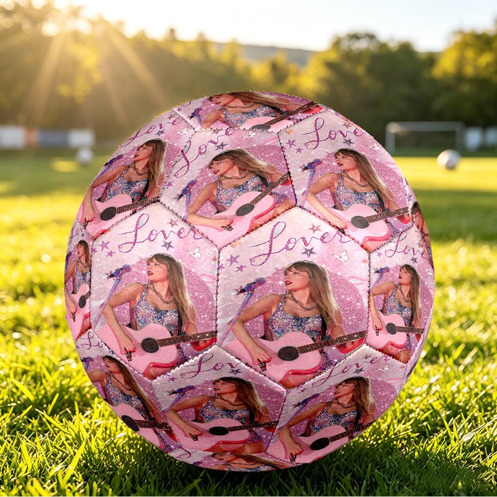 Taylor Swift Size 5 Soccer Ball, Durable Standard Football For Training Match Outdoor Sports