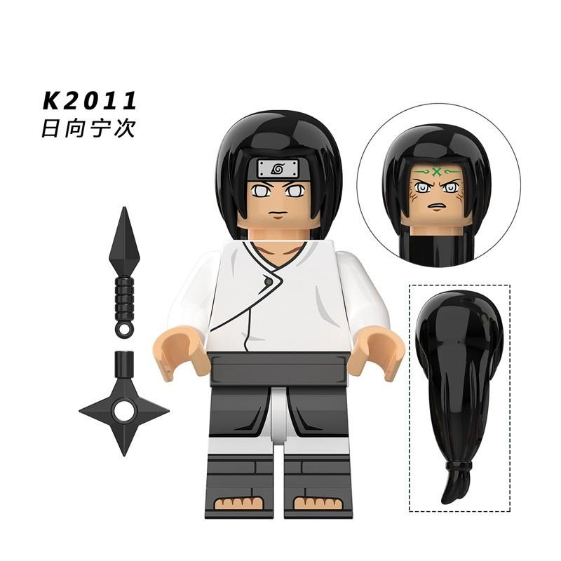 IN STOCK Lego Naruto Minifigures Toys Rock Lee Aburame Shino Figurines Building Blocks Kids Toy