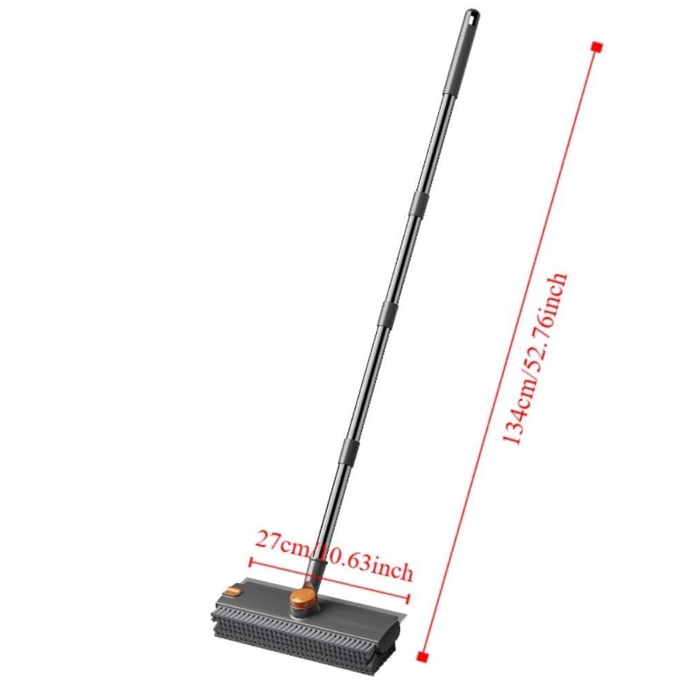 Silicone Scraper Strip Floor Cleaning Brush Stainless Steel Seam Brush  Bathroom Cleaning