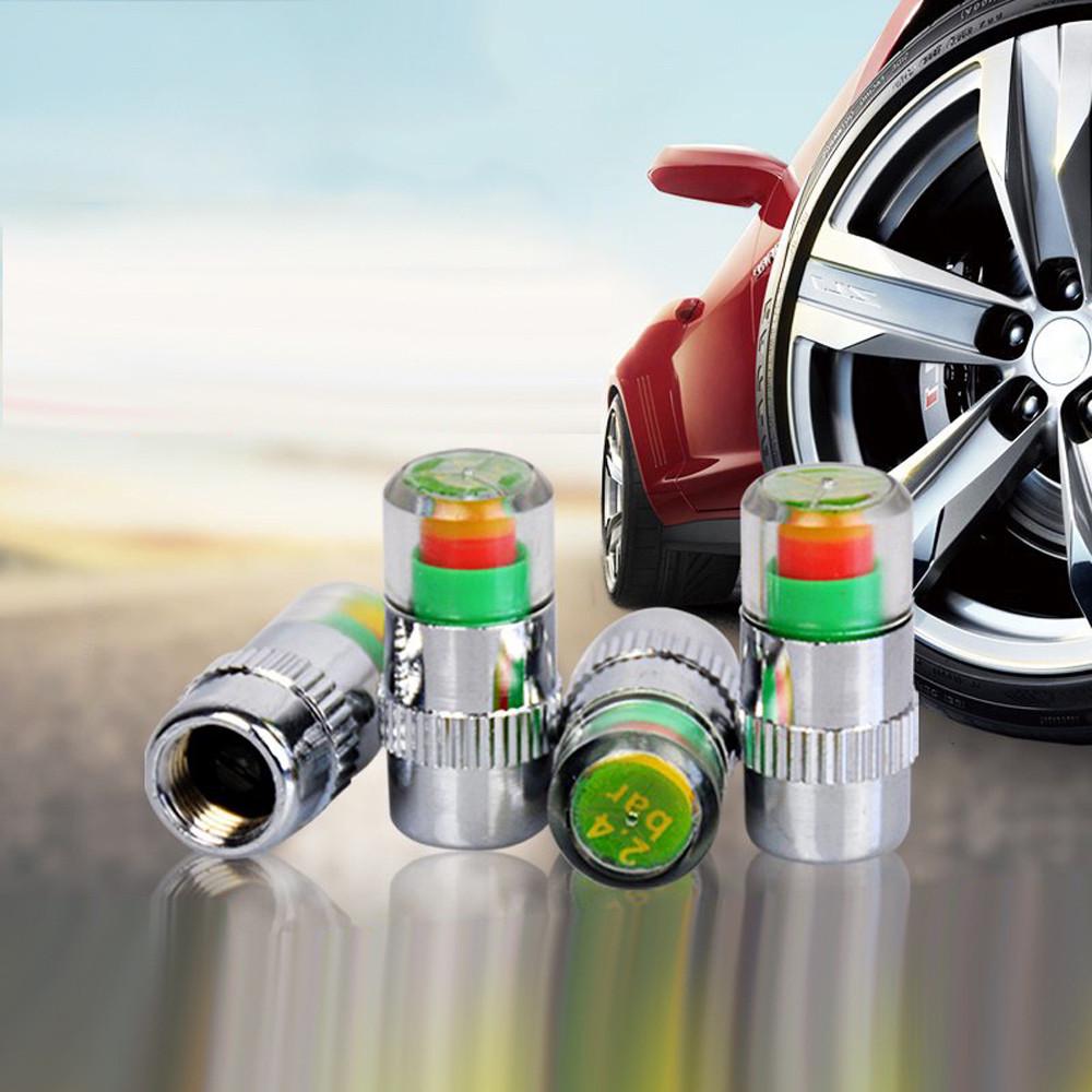 Buy Tire Pressure Monitor Valve Stem Caps Sensor Indicator Eye Alert