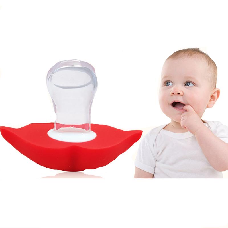 Mustache Lips Pacifier Kiss Baby Of Baby's Infants Nipple Boys  Unique
