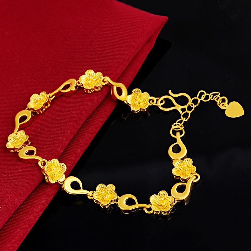 

Простой модный индивидуальный браслет-клевер из винтажного сплава для женщин