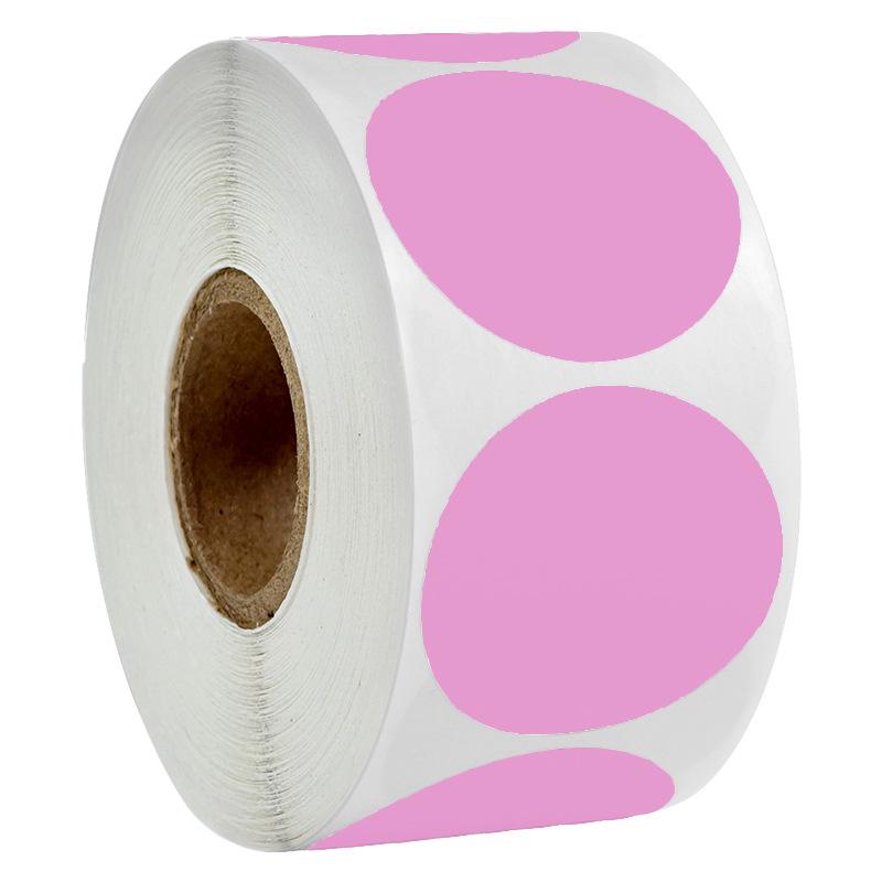 Colorful 3.8 Cm Round Dot Stickers: Decorative Adhesive Labels for Gifts and Organization