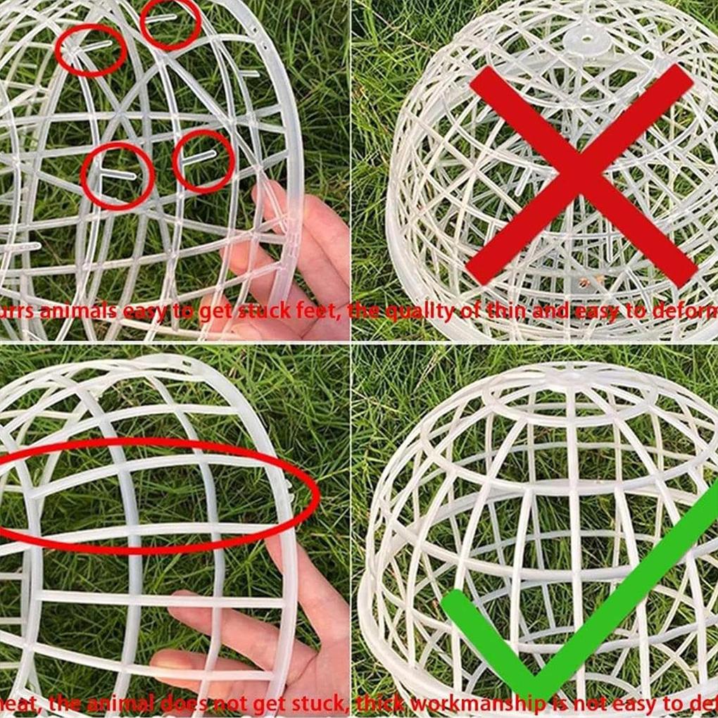 3PPCS  Chicken Ball Cage PVC Movable Spherical Chicken Cage Round Rabbit Cage Can Roll And Walk To Feed Free Range Chicken Cage