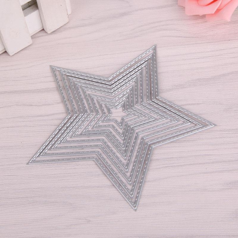 Stars Metal DIY Cutting Dies Stencil Scrapbook Card Album Paper Embossing Craft