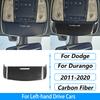 For Dodge Durango 2011-2020 Carbon Fiber Center Console Gear Shift Air Outlet AC CD Window Lift Trim Set Car Accessories Sticker