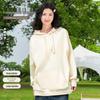 Baleno Unisex Oversized Hooded Sweatshirt with Heart Print