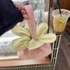 Strawberry Floral Handheld Cosmetic Bag Cute Fresh Style Portable Hand Bag Daily Gift Pouch
