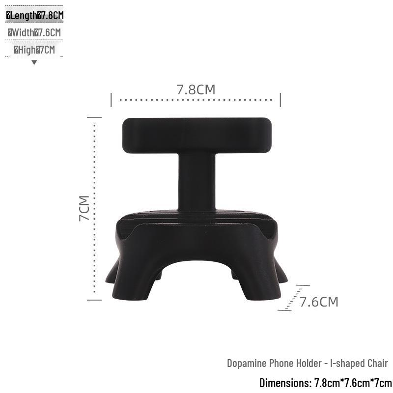 Bowknot Chair Mobile Phone Holder: Creative Desk Ornament & Binge-Watching Stand