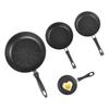 Panna med platt botten Nonstick Stekpanna Kokkärl Stekpannor Omelettpanna Biffstekning Gasspis Stekpannor Köksredskap Hållbar