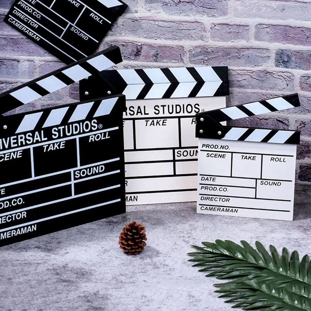 Regisseur Board Regisseur Scene Clapperboard Wooden Video Film Clapboard  Movie
