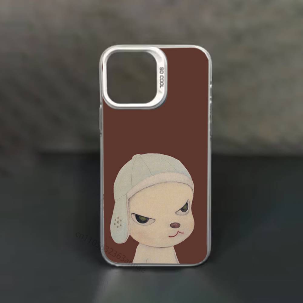 Y-Yoshitomos Art N-Nara phone Case for iPhone 17 11 12 Pro Max Plus Mini Air SE  16e 14 15 16 13 Soft Shell