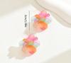 Summer Acrylic Petals Perfect For Casual Attire Dangle Earrings - Colorful Earrings popular Floral Heart Boho-Chic fashion