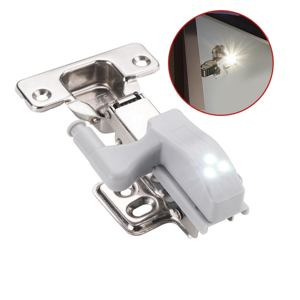 LED Cabinet Hinge Lights - Night Lighting for Kitchen, Bedroom & Wardrobe Doors - Warm Optional