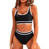 New sports split swimsuit women's sexy solid color bikini swimsuit