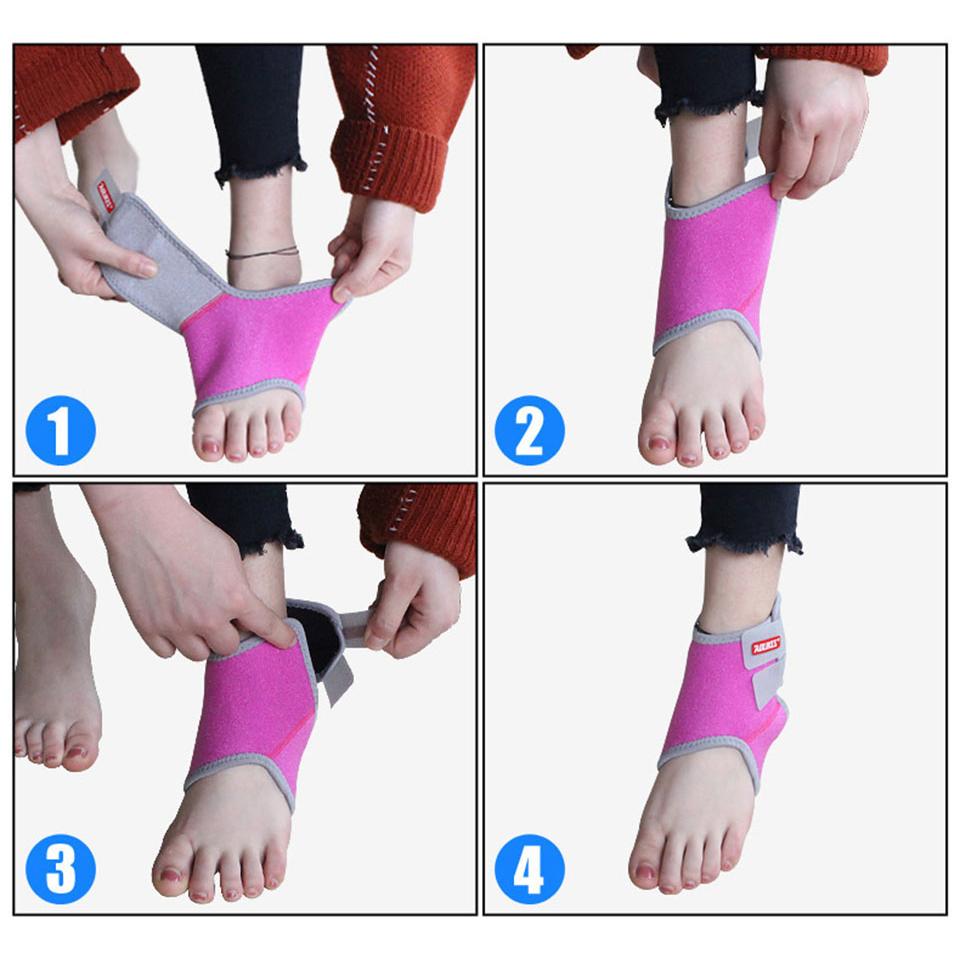 Aolikes Tobillera de Soporte para Niños para Ciclismo, Running, Gimnasio, Deporte, Tobillera con Correa para Niño y Niña