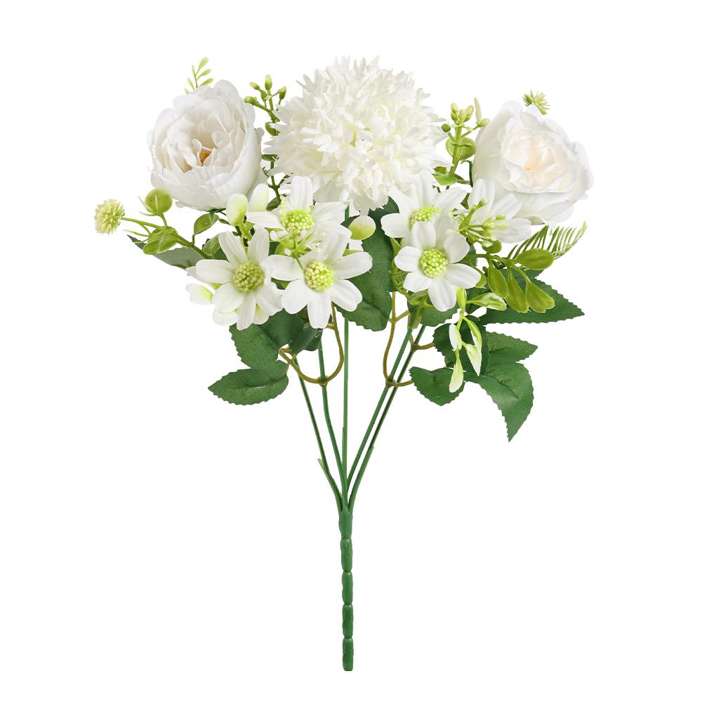 1Pcs Peony Artificial Flowers Hydrangea Fake Flower for Home Room Decor Ornament Wedding Decoration DIY Vase Flower Arrangement