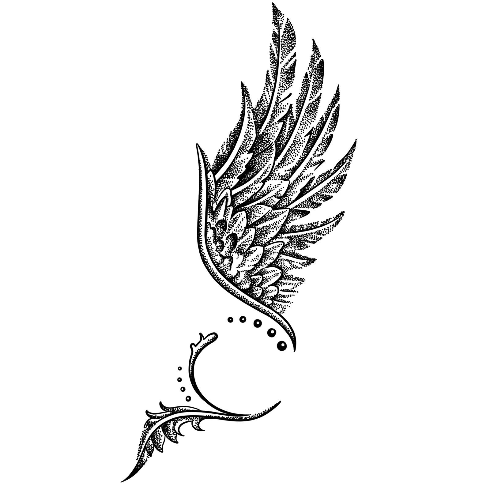 Premium Sense Simple Ribbon Hand Line Totem Thorns Love Sun Moon Spine Tattoo Sticker 12*19CM