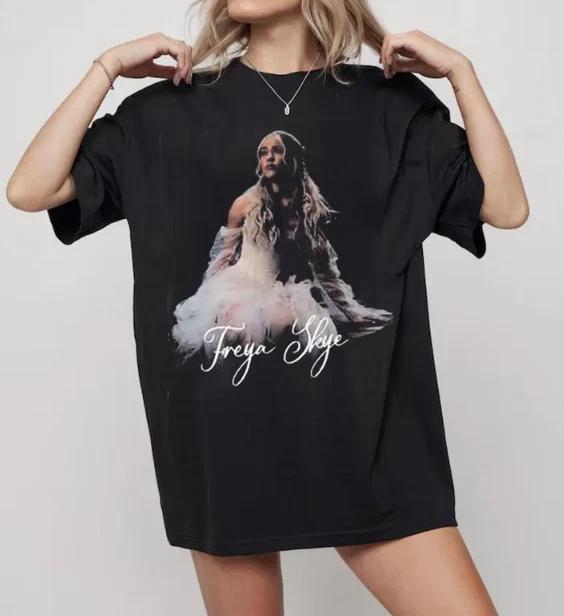 Freya Skye Merch Photo Tee Shirt, Concert Graphic T-Shirt