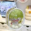 11CM Jewelry Organizer Transparent Storage Box Pouch Mystery Box Plastic Box Cute Doll Bag Organization Keychain Dustproof Case