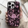 J-Juicy C-Couture  Phone Case For iPhone17,16,15,14,13,12,11 Plus,Pro Max Black Candy Silver Plated Cover