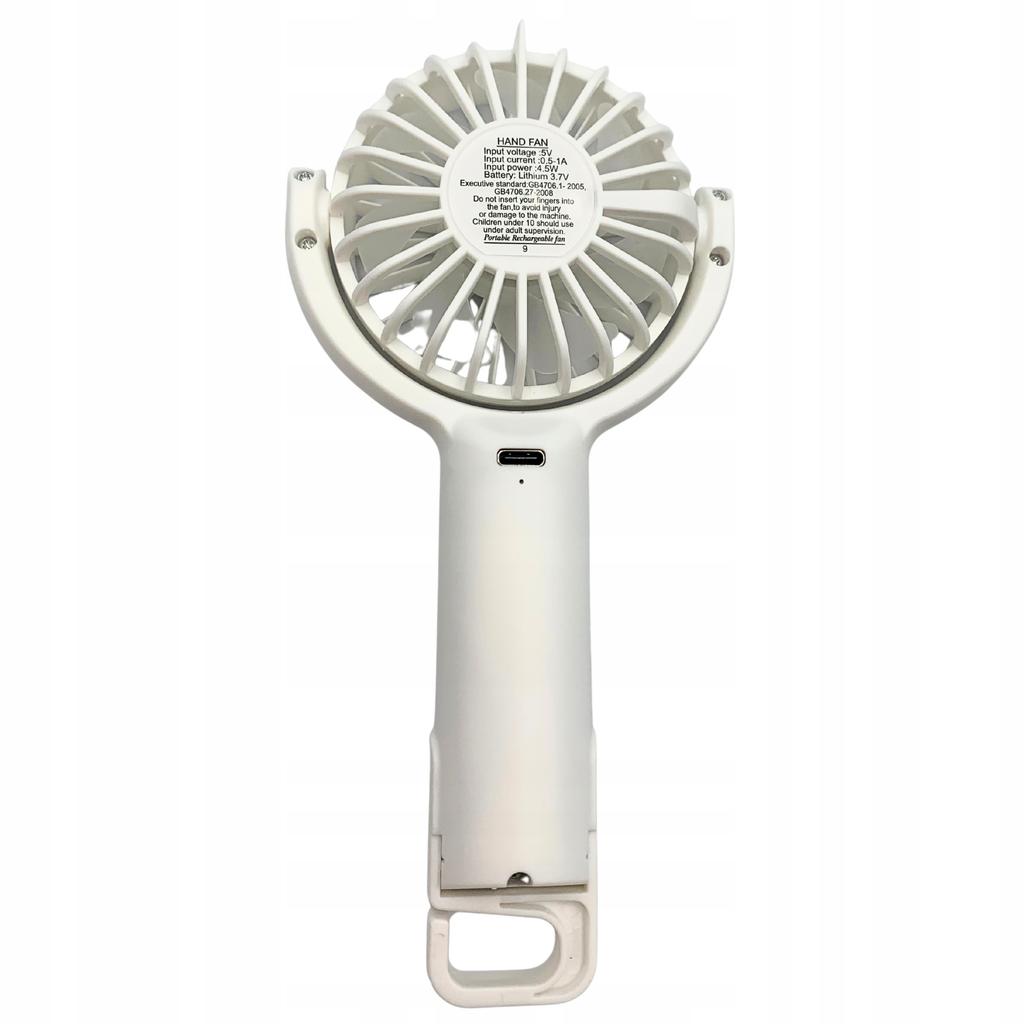 Mini Handheld Desk Fan Quiet Travel Fan Usb-C