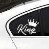 CROWN KING Car Stickers, Fashion Waterproof Vinyl Decal Auto Sticker Car Styling Decoration Accessories