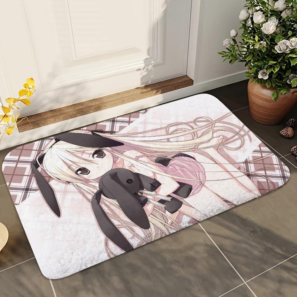 1pc Yosuga No Sora Bathroom Absorbent Mats Anti-Slip Mats Home Decor Supplies Carpets Home Kitchen Floor Mats