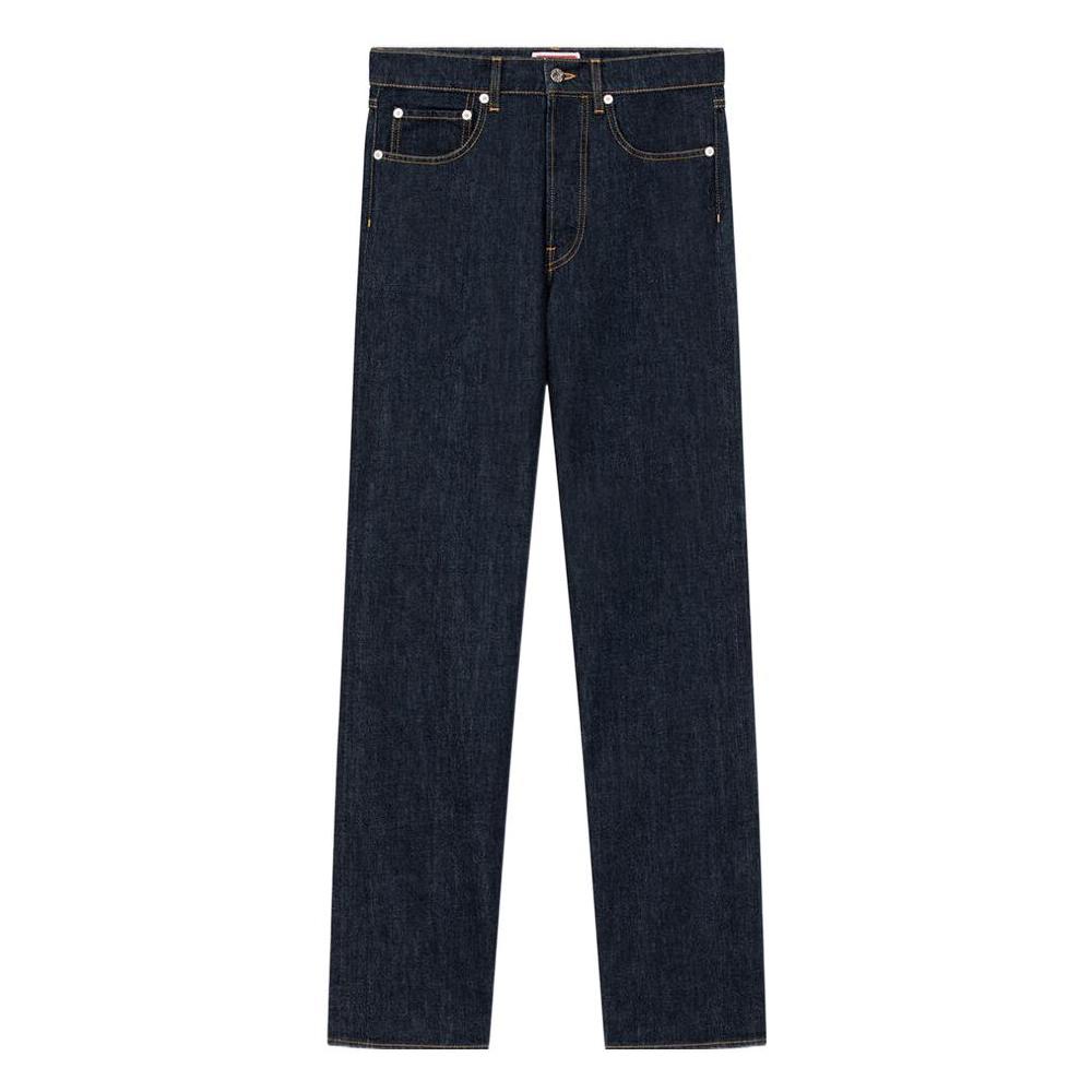 KENZO Asagao Straight Leg Jeans FD55DP3316B1-DM