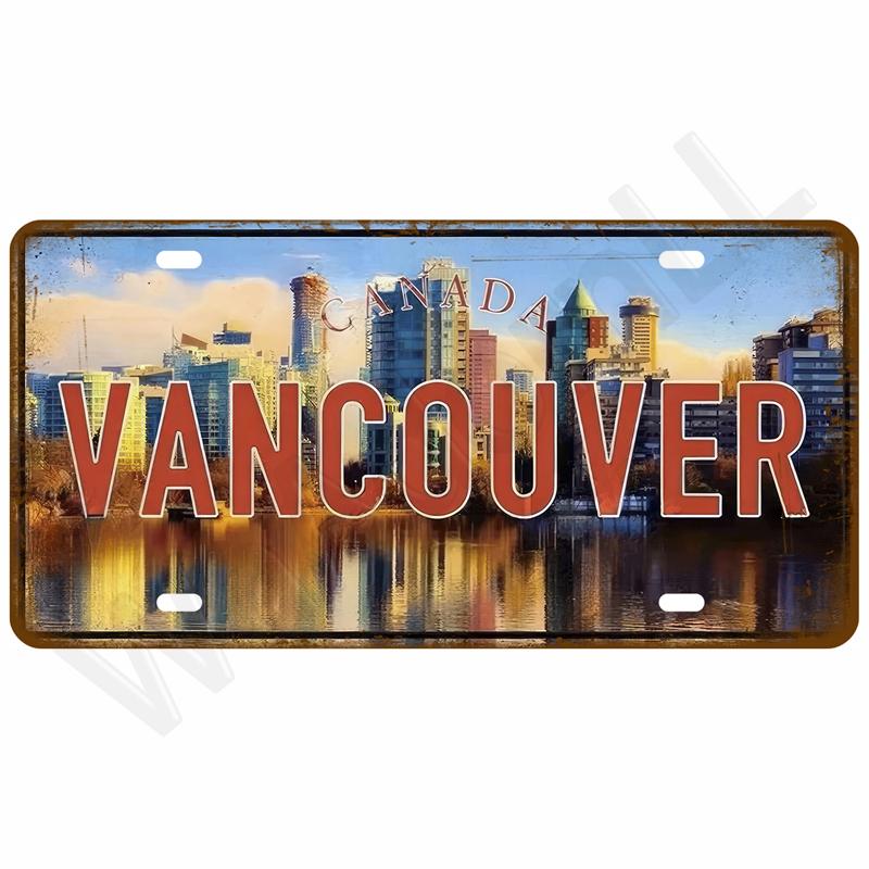 Placă Metalică Vintage Plăci din Tablă Semn Metalic Retro Artă Murală Estetică Cameră Articole Decor Acasă Poster Decorațiune Garaj