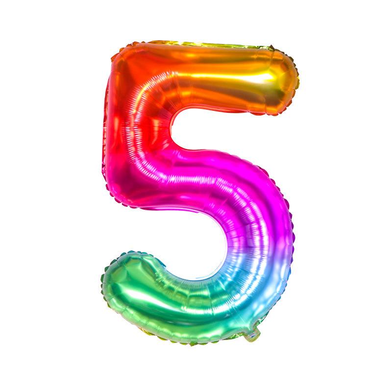 Globos de Aluminio con Número de 40 Pulgadas (EE. UU.) - Decoración de Fiesta