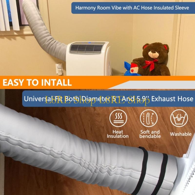 L8RE Thermal Insulated Air Conditioning Hose Sleeve Portable Air Conditioning Units