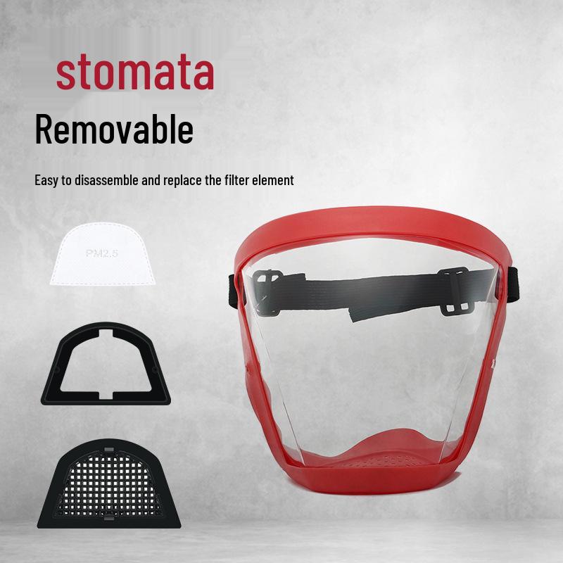 High-Definition Transparent Anti-Droplet Dustproof Protective Face Shield Goggles for Cycling