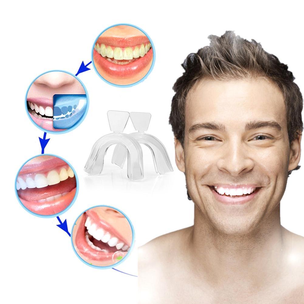 2/4Pairs Soft Tooth Orthodontic Braces Set Teeth Mouth Guard Protector Whitening Trays Anti-snoring Teeth Boxing Protection 3