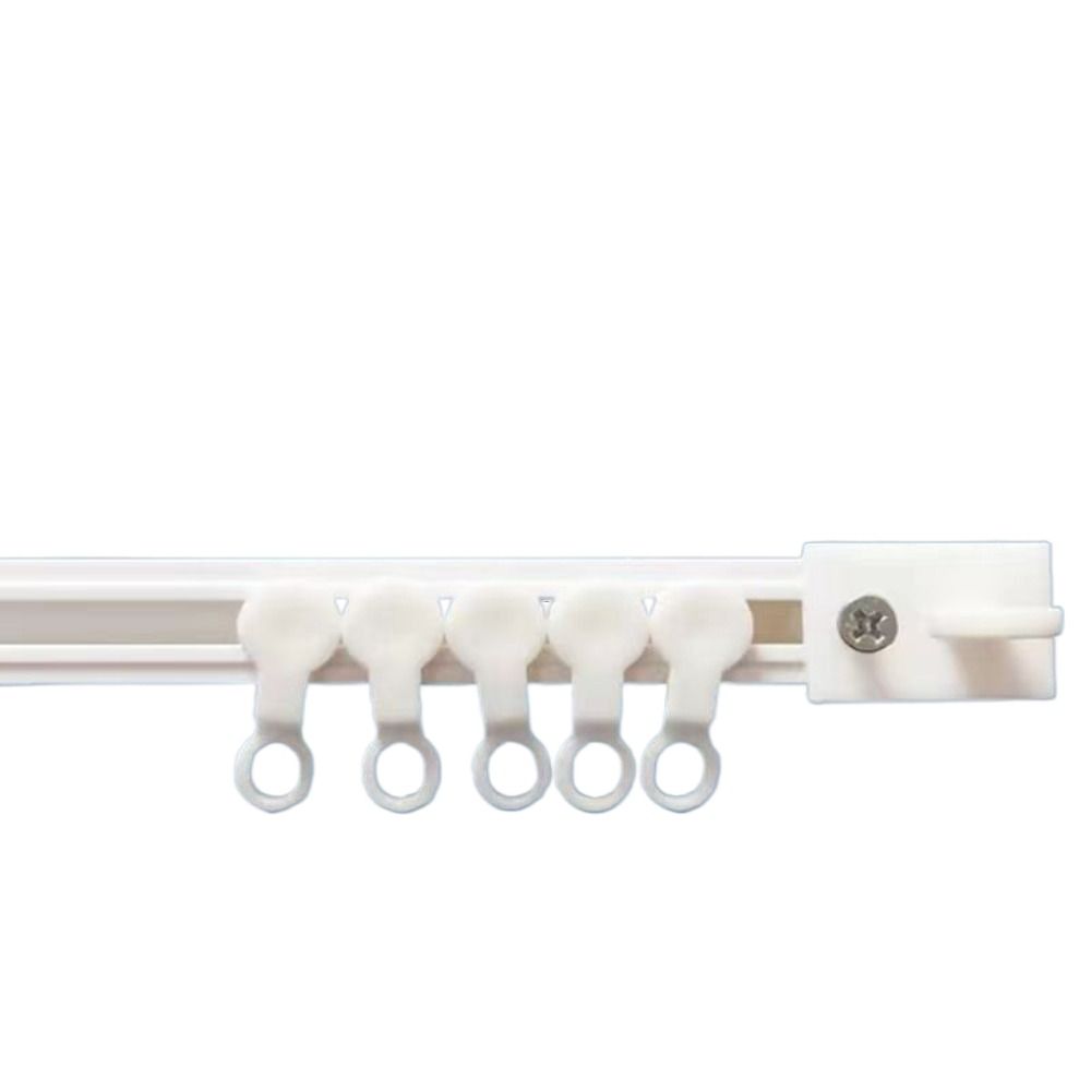 Strong Self Adhesive Curtain Track Nano Without Punching Sliding Track Side Mounted Silent Pulley Track Living Room